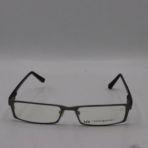 Jhane Barnes Gun Metal Rectangle Mens Vintage Glasses Handmade 54 17 140